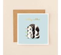 Louise Mulgrew Pandas Birthday Card Cuddles - Cute Illustrated Greeting Card