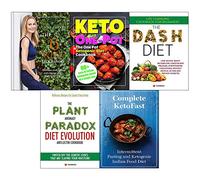 Louise parker 6 week programme [hardcover], one pot ketogenic diet, dash diet, plant anomaly paradox, complete ketofast 5 books collection set