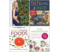 Louise Parker The 6 Week Programme [Hardcover], Tasty & Healthy F*ck That's Delicious, Hidden Healing Powers Of Super & Whole Foods, The Healthy Medic Food for Life Meals 4 Books Collection Set