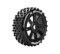 Louise RC B-Rock 1/8 Buggy Racing Tyres Soft Compound 17mm Hex Black L-T3270SB
