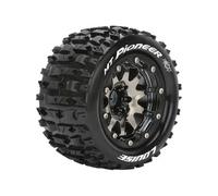 LOUISE RC MT-PIONEER 1/10 SOFT HEX 14MM BLACK ARRMA GRANITE BLACK L-T3308SBM
