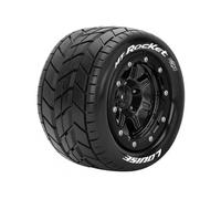 LOUISE RC MT-ROCKET T-MAXX SOFT 1/2" OFFSET HEX 17MM BLACK L-T3328SB