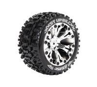 LOUISE RC ST-Uphill 1/10 Soft Compound Chrome Bearing Tyres GP JATO L-T3211SCB