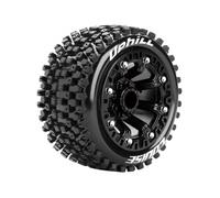 Louise RC ST-Uphill 1/16 Sport Compound Soft Black Pre-Mounted Tyres L-T3279SB