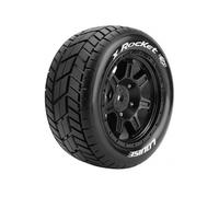 Louise RC X-Rocket 1/5 Black Pre-Mounted Tyres Traxxas X-Maxx L-T3295B