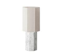 Louise Roe Eight Over Eight Table Lamp Large White Marble/Jute White
