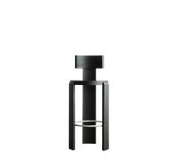 Louise Roe Spina Bar Stool Black Lacquered Oak