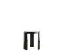 Louise Roe Spina Stool Black Lacquered Beech