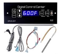 Louisia Pellet Grill Digital Temperature Controller Board with Meat Probe and Wiring Harness, For Louisiana Grills Series BBQ Replacement Part, Model 16006-F, 120V/230V(for COMBO pack)