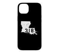 Louisiana 318 Area Code Southern State Pride Souvenir Case for iPhone 14 Plus