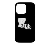 Louisiana 318 Area Code Southern State Pride Souvenir Case for iPhone 14 Pro Max