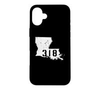 Louisiana 318 Area Code Southern State Pride Souvenir Case for iPhone 16 Plus