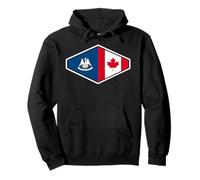 Louisiana and Canada United in Roots Pullover Hoodie