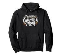 Louisiana Catahoula Mom Southern Dog Breed Women Leopard Pullover Hoodie