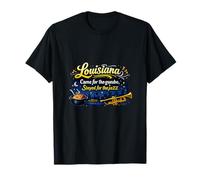 Louisiana Gumbo Jazz State Pride Graphic T-Shirt
