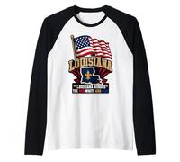 Louisiana Honors The Red White and Blue Raglan Baseball Tee