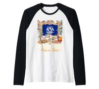 Louisiana Pelican State NOLA Culture Collage Raglan Baseball Tee