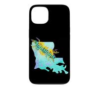 Louisiana Pride Sunflower Watercolor Floral Flower Design Case for iPhone 13