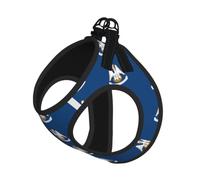 Louisiana State Flag Pet Leash Vest For Small Dogs Cats Reflective Adjustable Soft Outdoor Walking Hiking Training