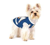Louisiana State Flag Print Dog Shirt,Dog Shirt Vest for Small Breeds Like Chihuahuas,Yorkies, and Puppies