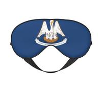 Louisiana State Flag Print Eye Mask,Silk-Like Sleep Mask,Night Sleeping Mask for Men Women,for Sleep Relaxation