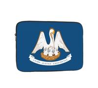 Louisiana State Flag Shockproof Laptop Sleeve Water Repellent Notebook Case Slim Protective Cover for 10 12 13 15 17 Inch Tablets