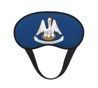 Louisiana State Flag Sleep Mask 100% Light Blocking Eye Mask for Sleeping, Sleep Mask for Unisex for Travel/Nap