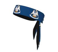 Louisiana State Flag Sports Head Tie. Comfortable, Breathable, Fashionable, Unisex, Suitable for Running, Yoga, Fitness and Other Sports.