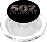 Louisville Area Code 502 Kentucky Aerial Skyline Ohio River PopSockets PopGrip for MagSafe