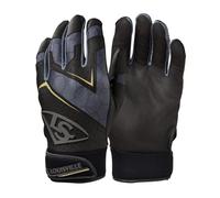 Louisville Slugger Youth Genuine 2.0 Batting Gloves - Black, Medium
