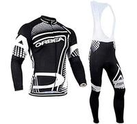 louizumify Men's Cycling Long Sleeve Jacket Suit with 3 Pockets Stretch Breathable Fabric Moisture Wicking