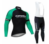 louizumify Men's Cycling Long Sleeve Jacket Suit with 3 Pockets Stretch Breathable Fabric Moisture Wicking