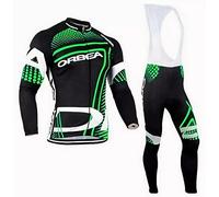 louizumify Men's Cycling Long Sleeve Jacket Suit with 3 Pockets Stretch Breathable Fabric Moisture Wicking