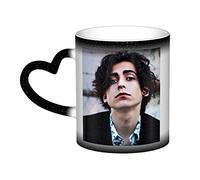 LOUJIN Aidan Gallagher Personalized Magic Mug - Starry Sky Color Changing Mug, Heat Sensitive Coffee Mug - 11 oz Black