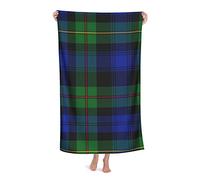 LOUJIN Bath Blanket Farquharson Macewen McEwan Tartan Soft Bath Towel Highly Absorbent Towels Beach Towel 80X130CM