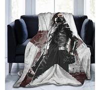 LOUJIN Blanket Sebastian Bucky Stan Barnes Super Soft Flannel Fleece Lightweight Throw Blankets Air Conditioning Blanket Couch Sofa Bedro 150CM X 125CM