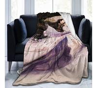 LOUJIN Chinese Drama Love Between Fairy and Devil Throw Lightweight,Ultra-Soft & Comfy Flannel,Microfiber Fleece,Anti-Pilling Plush 125CM X 100CM
