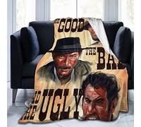LOUJIN Clint Eastwood Flannel Fleece Throw Blanket Queen Size All Season Super Soft Cozy Blanket for Bed or Couch 125CM X 100CM