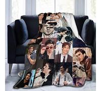 LOUJIN Damon Salvatore Ian Somerhalder Blankets Throws Plush Fuzzy Soft Warm Hugs Suitable for Girls Women in The Sofa Bed Office Couch Room
