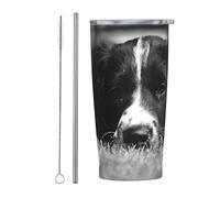 LOUJIN English Springer Spaniel 20 Oz Vacuum Travel Mug Water Bottles Stainless Steel Tumbler Coffee Cup