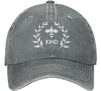 LOUJIN Funny Bee Hat Bee Kind Hat for Men Baseball Cap Vintage Hats