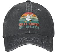 LOUJIN Funny Silly Goos Hat Silly Goose On The Loose Hat for Men Dad Hat Cute Caps
