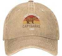 LOUJIN I Just Really Like Capybaras Ok Hat for Men Dad Hat Trendy Cap