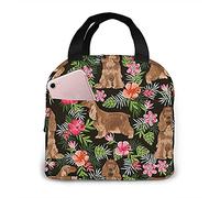 LOUJIN Lunch Bag Cocker Spaniel Tote Bag Lunch Boxes Reusable Insulated Cooler Bag Water-Resistant Thermal Meal Bag Snack Bag