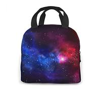 LOUJIN Lunch Bag Insulated Lunch Box Colorful Galaxy Reusable Lunch Tote Box Bag for Travel/Picnic/Work/Hiking/School/Office