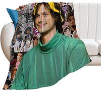LOUJIN Matthew Gray Gubler Criminal Minds Throws Dr.Spencer Reid Soft Warm Quilt 125CM X 100CM