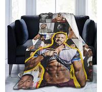 LOUJIN Michael B. Jordan Soft and Comfortable Warm Fleece Blanket for Sofa, Bed, Office Knee pad,Bed car Camp Blanket Throw Blankets 125CM X 100CM