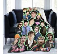 LOUJIN Paul Dano Soft and Comfortable Warm Fleece for Sofa,Office Bed car Camp Couch Cozy Plush Throw s Beach s 125CM X 100CM
