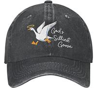 LOUJIN Silly Goose Hat God's Silliest Goose Hat for Men Baseball Cap Fashionable Hats