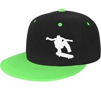 LOUJIN Skateboard Skater Child Peaked Cap Outdoor Leisure Adjustable Baseball Hip Hop Cap Red